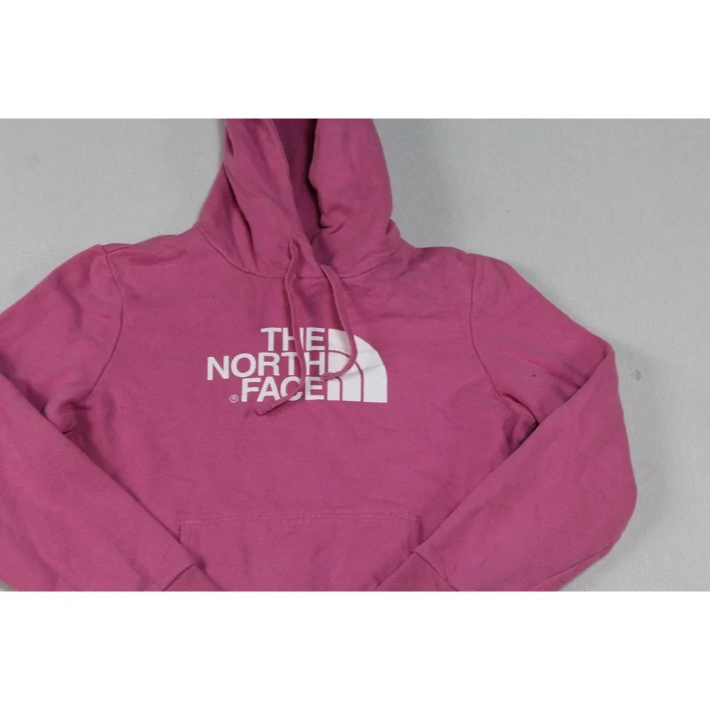 The North Face Pink Hoodie Sweater Casual Long Sleeve Size Medium